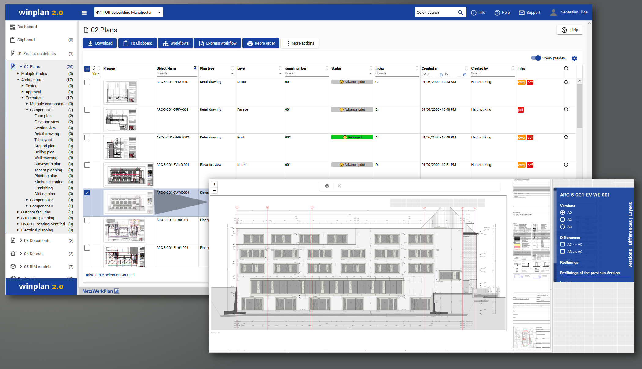 Screenshot Plan and document management