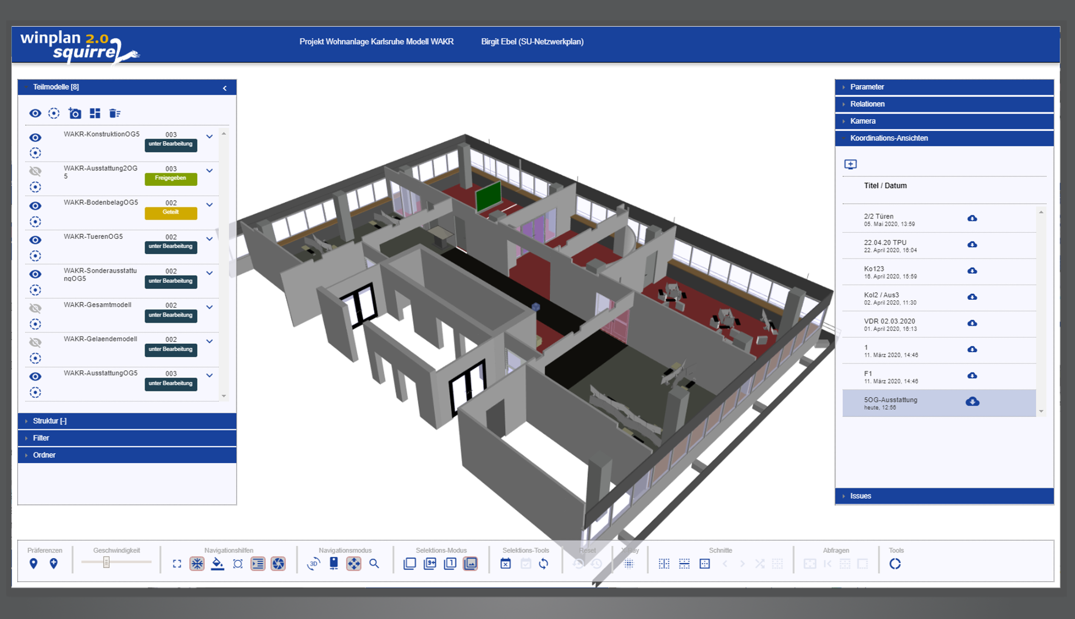 Screenshot BIM Coordinated Planning