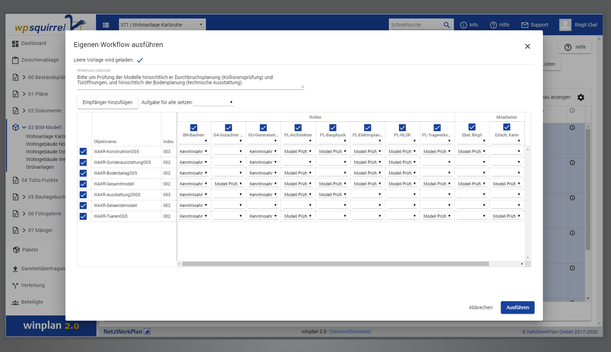 Screenshot BIM Communication And Data Exchange