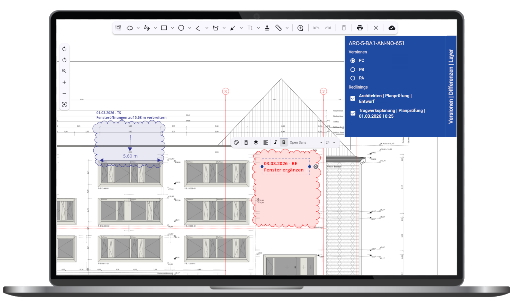 Screenshot Lückenlose Und Strukturierte Dokumentation